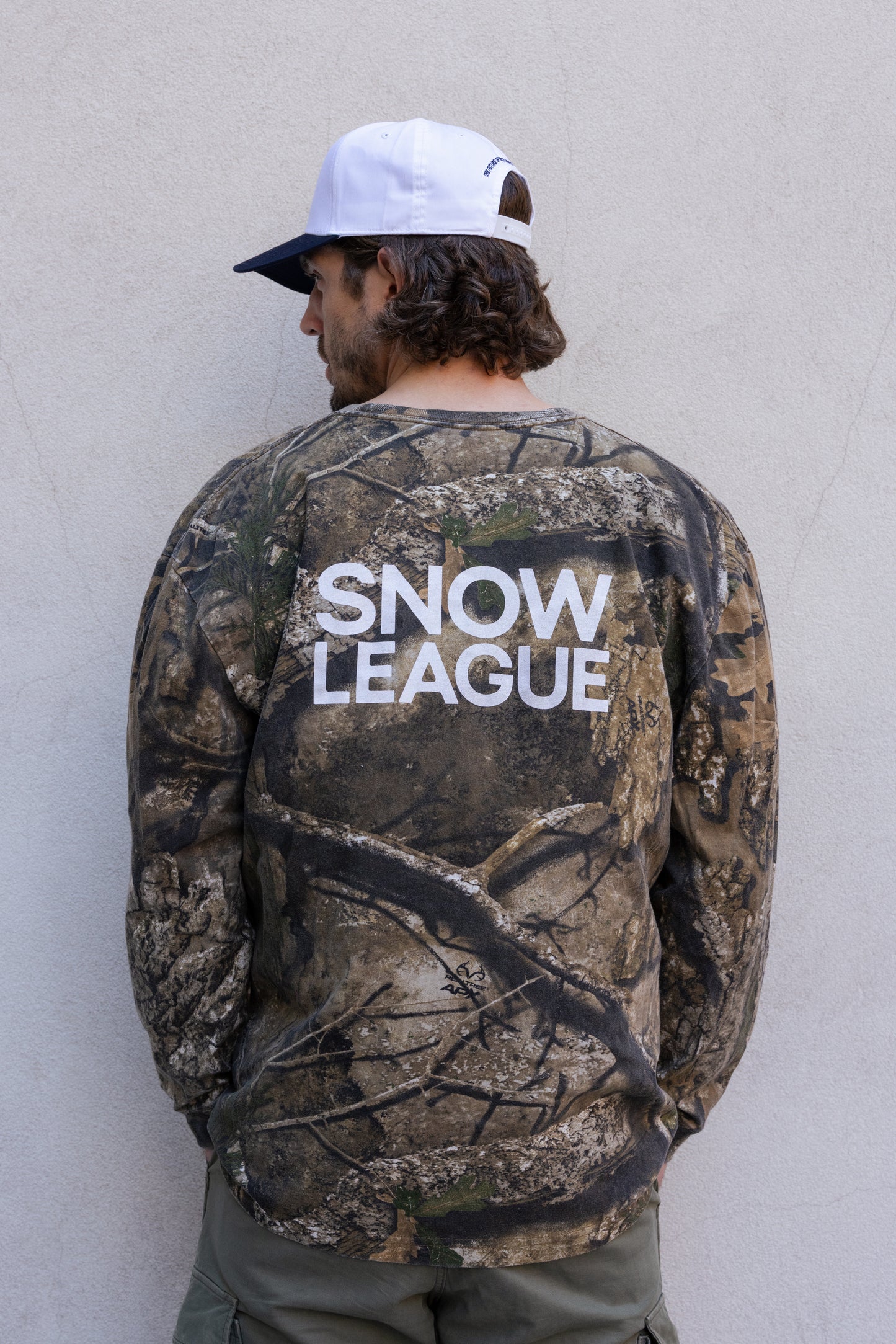 SNOW LEAGUE CAMO LS TEE