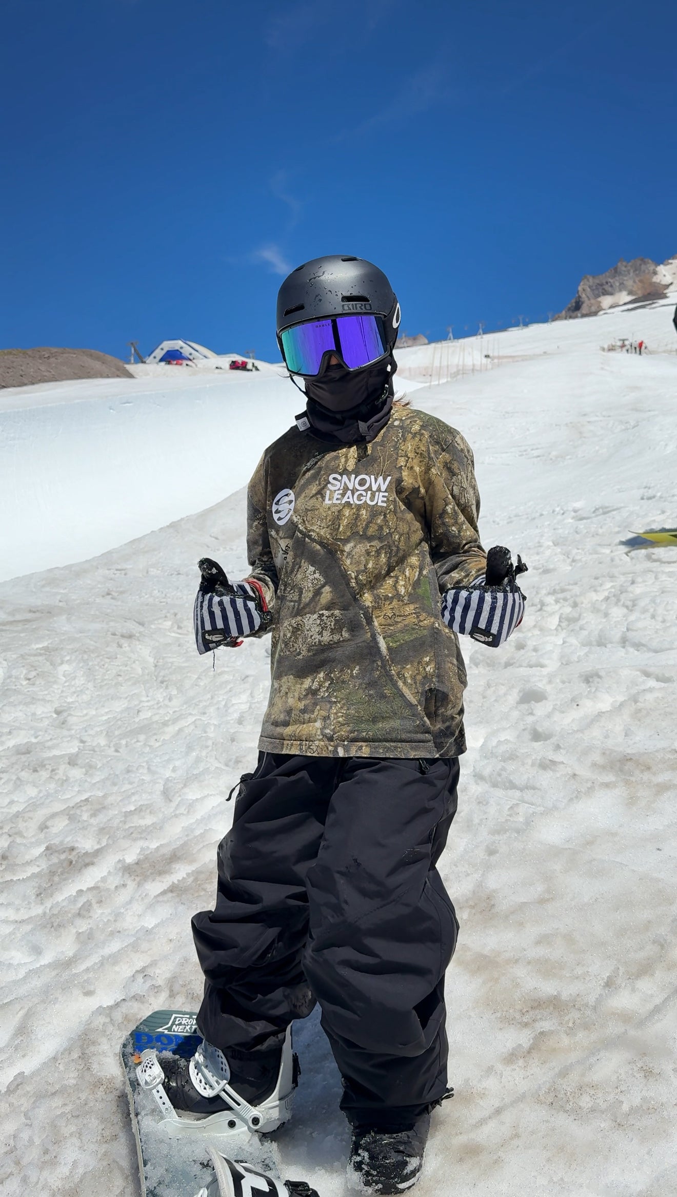 SNOW LEAGUE CAMO LONG SLEEVE T-SHIRT