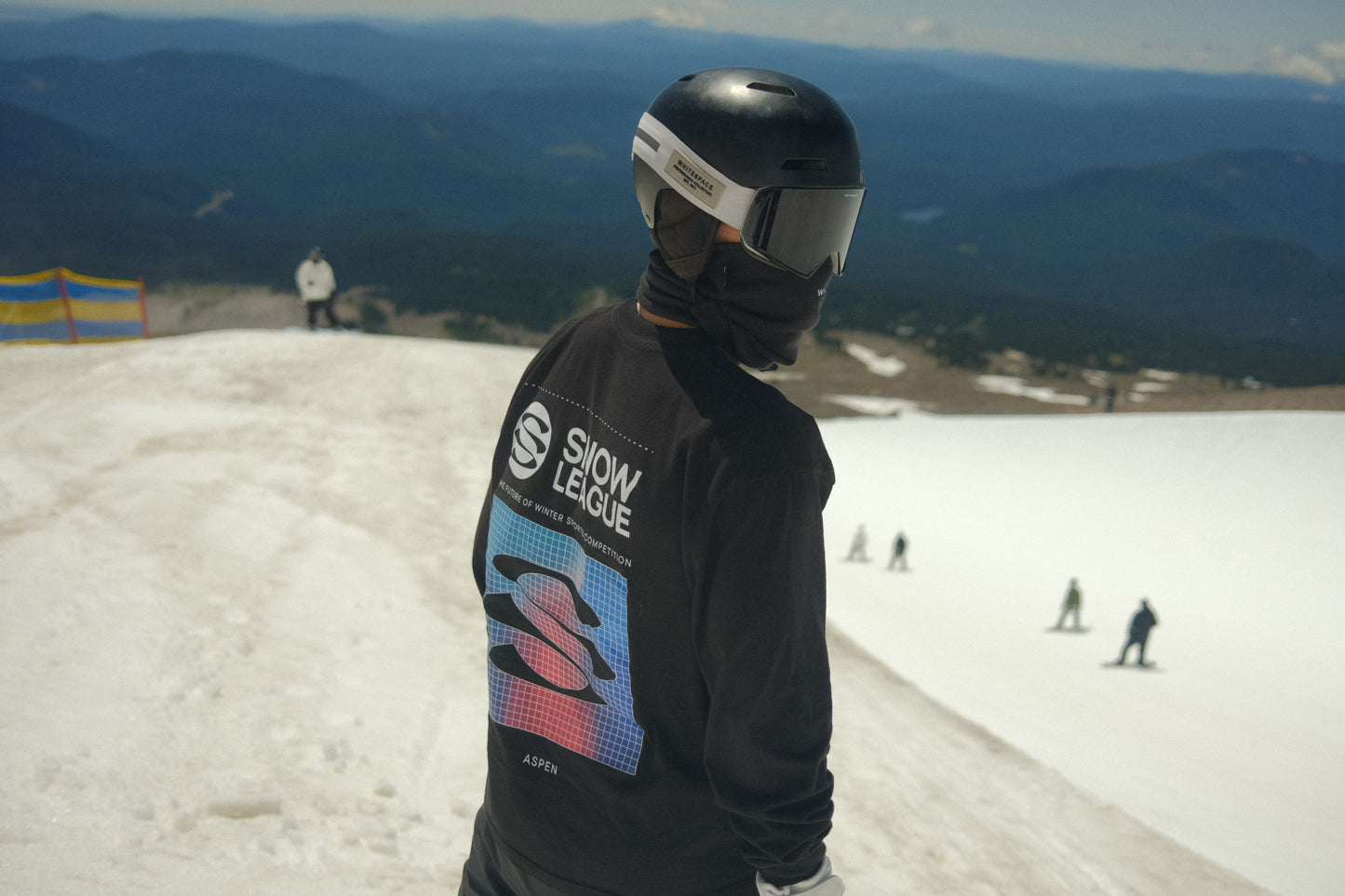 ASPEN SNOW LEAGUE BLACK LONG SLEEVE T-SHIRT