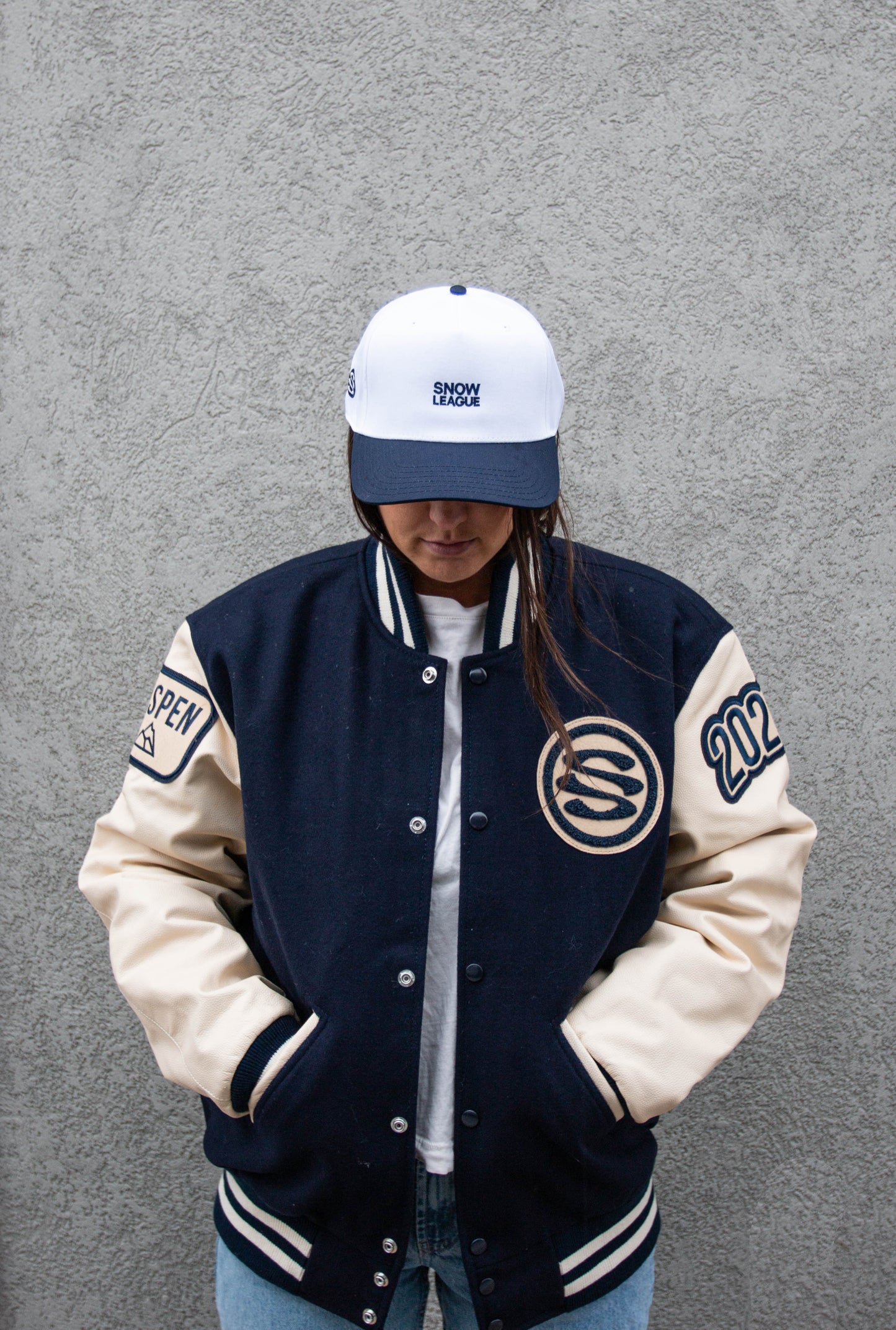 SNOW LEAGUE LETTERMAN JACKET